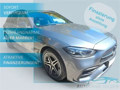 Gebraucht Mercedes C300e AMG line 204 PS (150 kW) 2023 Selenitgrau Kombi