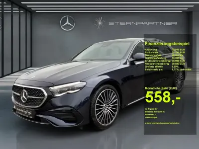 Brugt Mercedes E200 AMG 204 HK (150 kW) 2025 Blå Sedan