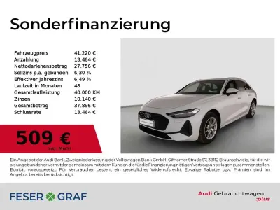 Gebraucht Audi A5 Sport 204 PS (150 kW) 2025 Gletscherweiß metallic Kombi