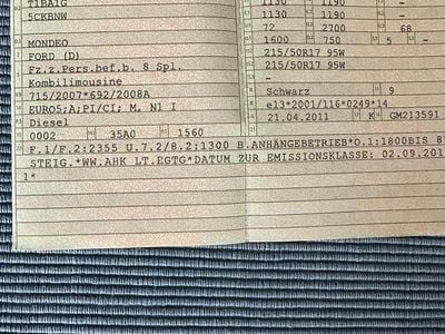 Gebraucht Ford Mondeo 115 PS (84 kW) 2011 Schwarz Kombi