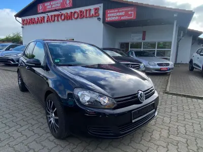 Gebraucht VW Golf VI 80 PS (58 kW) 2009 Schwarz Kleinwagen
