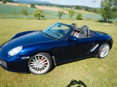 Brugt Porsche Boxster S 280 HK (205 kW) 2005 Blå Cabriolet