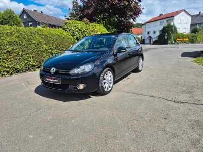 Brugt VW Golf VI Highline 122 HK (89 kW) 2009 Sort Hatchback