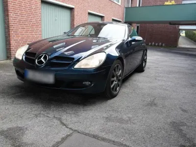 Gebraucht Mercedes SLK200 163 PS (119 kW) 2006 Blau Cabrio