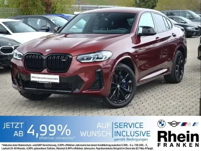 Gebraucht BMW X4 M M Sport 360 PS (264 kW) 2023 Piemont rot metallic SUV