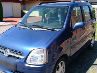 Gebraucht Opel Agila 75 PS (55 kW) 2003 Blau Van / Kleinbus
