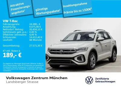 Gebraucht VW T-Roc R-line 110 PS (80 kW) 2024 Grau SUV