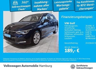 Usata VW Golf VII Style 204 CV (150 kW) 2021 Blu Utilitaria