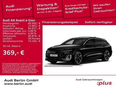 Gebraucht Audi A6 e-tron Performance 269 kW (367 PS) 2025 Mythosschwarz metallic Kombi