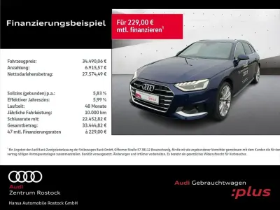 Usata Audi A4 Advanced Plus 204 CV (150 kW) 2023 Blu Station wagon