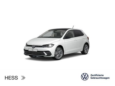 Gebraucht VW Polo Style 110 PS (80 kW) 2022 Pure white/deep black perleffe Kleinwagen