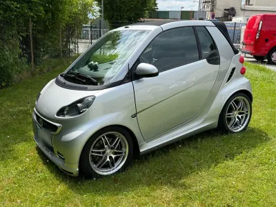 Gebraucht Smart ForTwo Cabrio Brabus Xclusive 102 PS (75 kW) 2012 Silber Cabrio