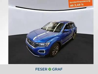 Blau Gebraucht 2022 VW T-Roc Sportline SUV | 24.890 € (Guter Preis)