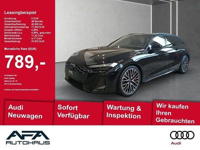 Mythosschwarz metallic Neu 2025 Audi A5 Sport Kombi | 76.899 € (Etwas zu teuer)