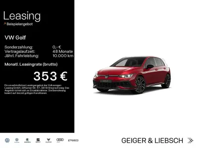 Gebraucht VW Golf VIII GTI Clubsport 300 PS (220 kW) 2024 Kings red metallic/schwarz Limousine