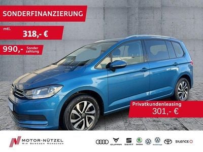 Gebraucht VW Touran Comfortline 150 PS (110 kW) 2022 Caribbean blue metallic Van / Kleinbus