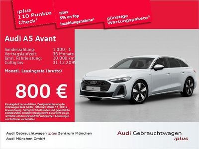 Gletscherweiß metallic Gebraucht 2025 Audi A5 Ambiente Kombi | 61.942 € (Superpreis)