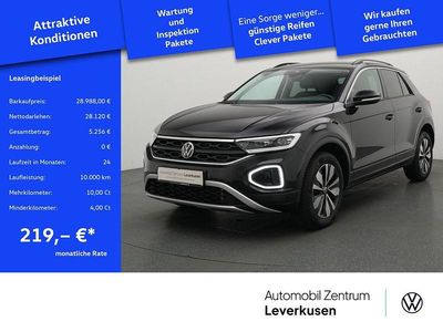 Gebraucht VW T-Roc Goal 150 PS (110 kW) 2025 Schwarz / deep black (metallic) SUV