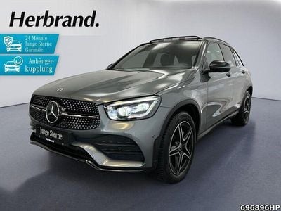 Gebraucht Mercedes GLC200 AMG line 197 PS (144 kW) 2021 Metalliclack selenitgrau SUV