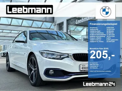 Gebraucht BMW 430 Gran Coupé Sport Line 252 PS (185 kW) 2018 Mineralweiss (metallic) Coupé