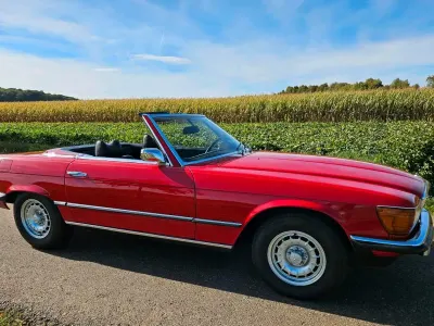 Gebraucht Mercedes SL350 200 PS (147 kW) 1971 Rot Cabrio