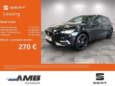 Nowe Seat Leon Black Edition 150 KM (110 kW) 2025 Czarny Sedan/Limuzyna