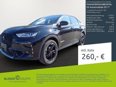 Gebraucht DS Automobiles DS7 Crossback Performance 181 PS (133 kW) 2023 Perlaneraschwarz SUV