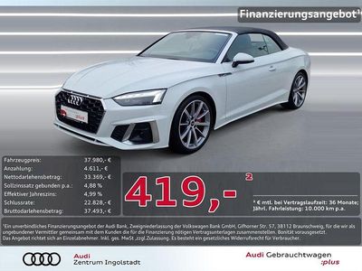 Gebraucht Audi A5 Cabriolet S-Line 204 PS (150 kW) 2021 Weiß Cabrio