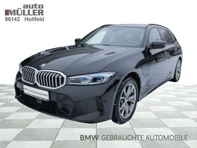 Gebraucht BMW 320e M Sport 204 PS (150 kW) 2022 Black sapphire Kombi