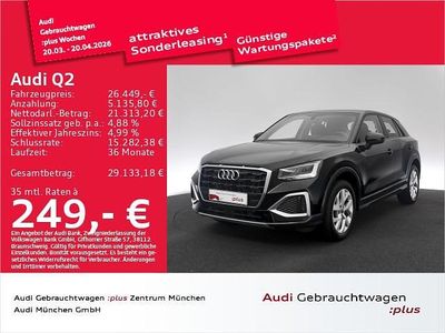 Gebraucht Audi Q2 Advanced Plus 150 PS (110 kW) 2023 Brillantschwarz SUV