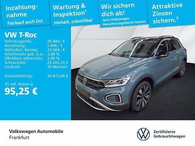 Second-hand VW T-Roc Goal 150 CP (110 kW) 2025 Albastru SUV