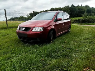 Gebraucht VW Touran 105 PS (77 kW) 2004 Rot Van / Kleinbus