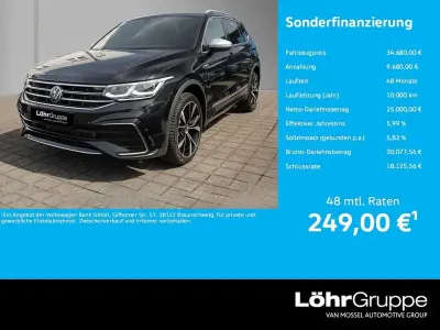 Gebraucht VW Tiguan Allspace R-line 190 PS (139 kW) 2024 Schwarz SUV