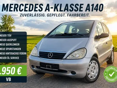 Gebraucht Mercedes A140 82 PS (60 kW) 1998 Silber Kleinwagen