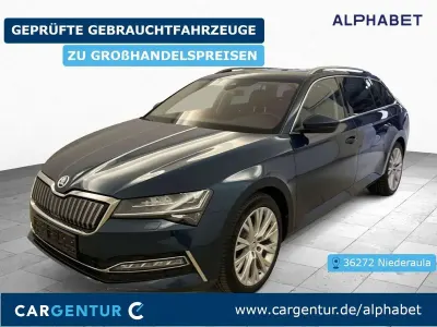 Gebraucht Skoda Superb Style 218 PS (160 kW) 2021 Blau Kombi