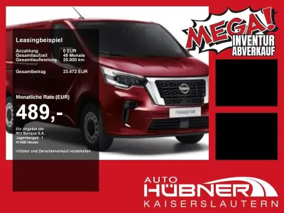 Neu Nissan Primastar Tekna 170 PS (125 kW) 2026 Red carmin Van / Kleinbus
