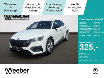 Gebraucht Skoda Octavia RS 245 PS (180 kW) 2021 Moonweiss (metallic) Limousine