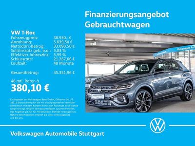 Usado VW T-Roc R-line 150 HP (110 kW) 2025 Cinzento SUV