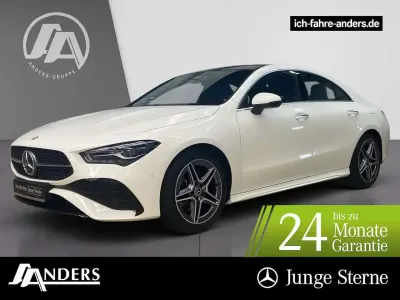 Brugt Mercedes CLA200 AMG 163 HK (119 kW) 2025 Hvid Coupe