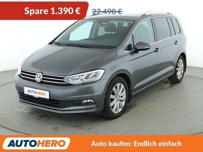 Gebraucht VW Touran Highline 150 PS (110 kW) 2017 Grau Van / Kleinbus