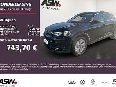 Neu VW Tiguan Life 204 PS (150 kW) 2026 Schwarz SUV
