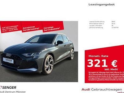 Grau Gebraucht 2025 Audi A3 Advanced Limousine | 33.480 € (Superpreis)
