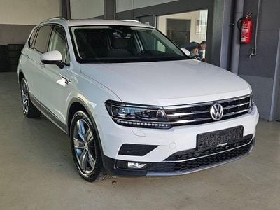 Pure white Gebraucht 2018 VW Tiguan Allspace Highline SUV | 25.300 € (Etwas zu teuer)