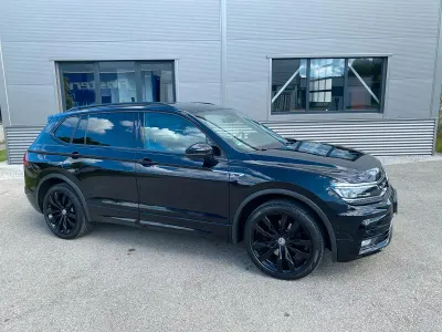 Gebraucht VW Tiguan Allspace R 200 PS (147 kW) 2021 Schwarz SUV