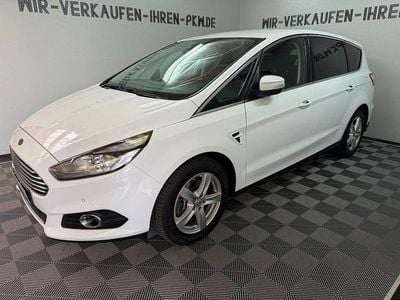 Gebraucht Ford S-MAX Titanium 241 PS (177 kW) 2018 Weiß Van / Kleinbus