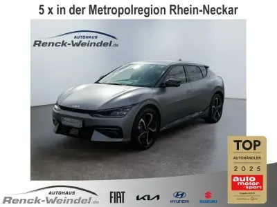 Gebraucht Kia EV6 GT-Line 239 kW (325 PS) 2024 Klm) moonscape matt (silber SUV