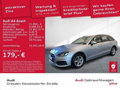 Gebraucht Audi A4 Basis 136 PS (100 kW) 2024 Florettsilber metallic Kombi