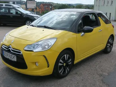 Gebraucht Citroën DS3 Chic 95 PS (69 kW) 2010 Gelb Kleinwagen