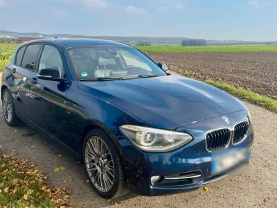 Usata BMW 120 Sport Line 184 CV (135 kW) 2011 Blu Utilitaria