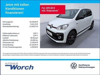 Gebraucht VW up! GTI 116 PS (85 kW) 2022 Pure white Kleinwagen